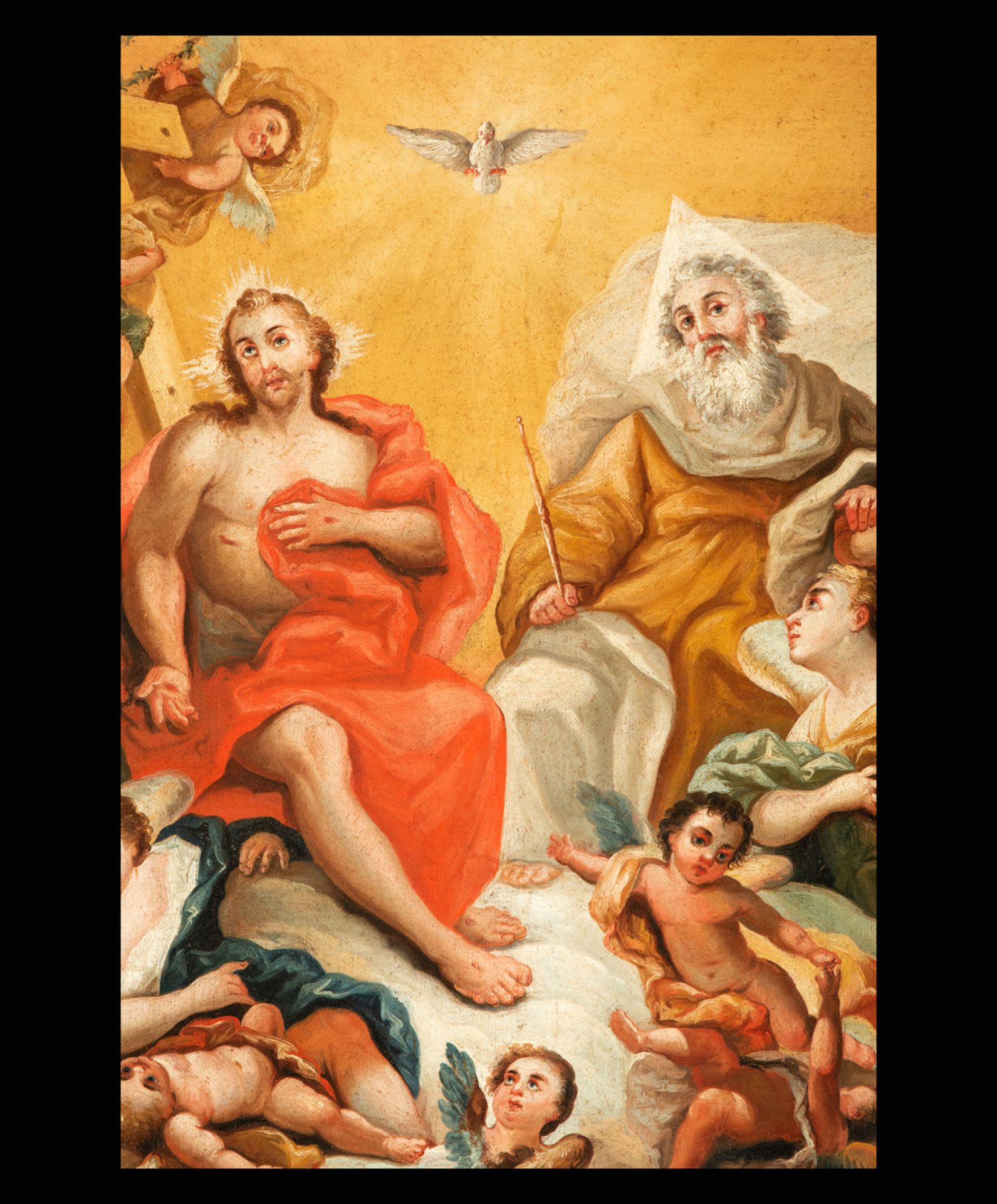 The Holy Trinity, a follower of Giambattista Tiepolo, italian school of the 18th century - Image 2 of 8