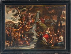 Elysium purifying the corrupt Waters, Italian school of the 17th century