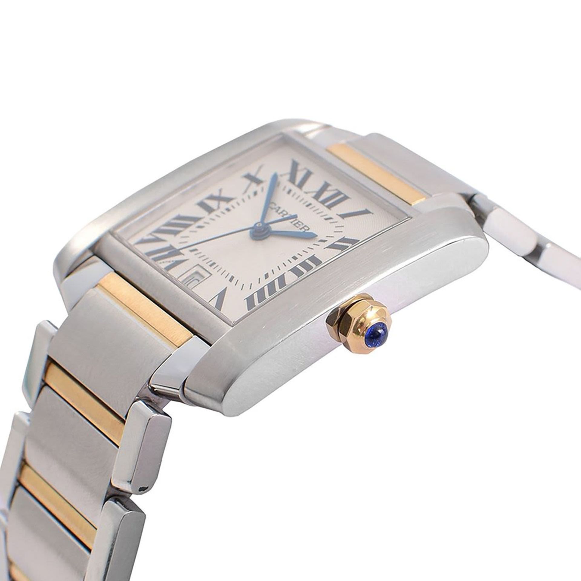 Cartier Cadete Unisex wristwatch in steel and gold Tank Française model in steel and 18k gold - Bild 3 aus 3