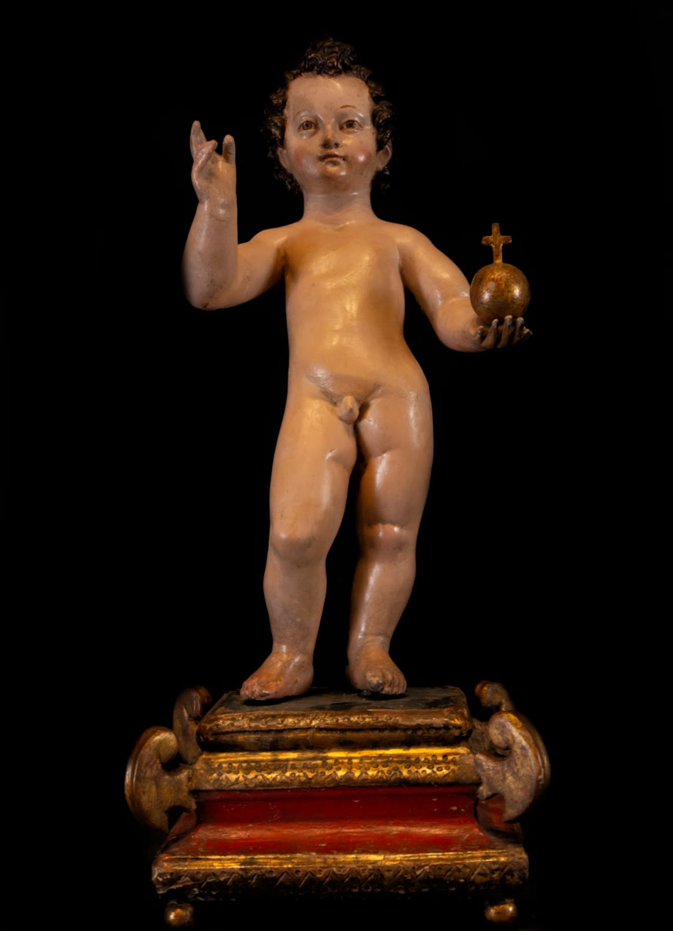 Sculpture of the Child of the Ball, Spanish school, 17th century