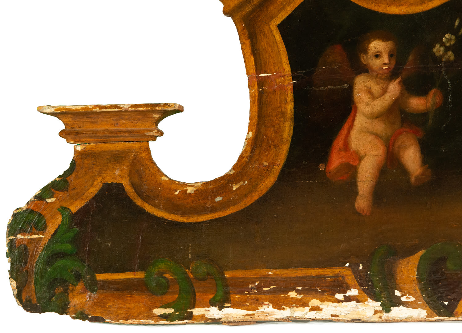 Baroque Altar auction, representing San Ramón Nonato and San Antonio with the Child in front of the  - Image 3 of 6