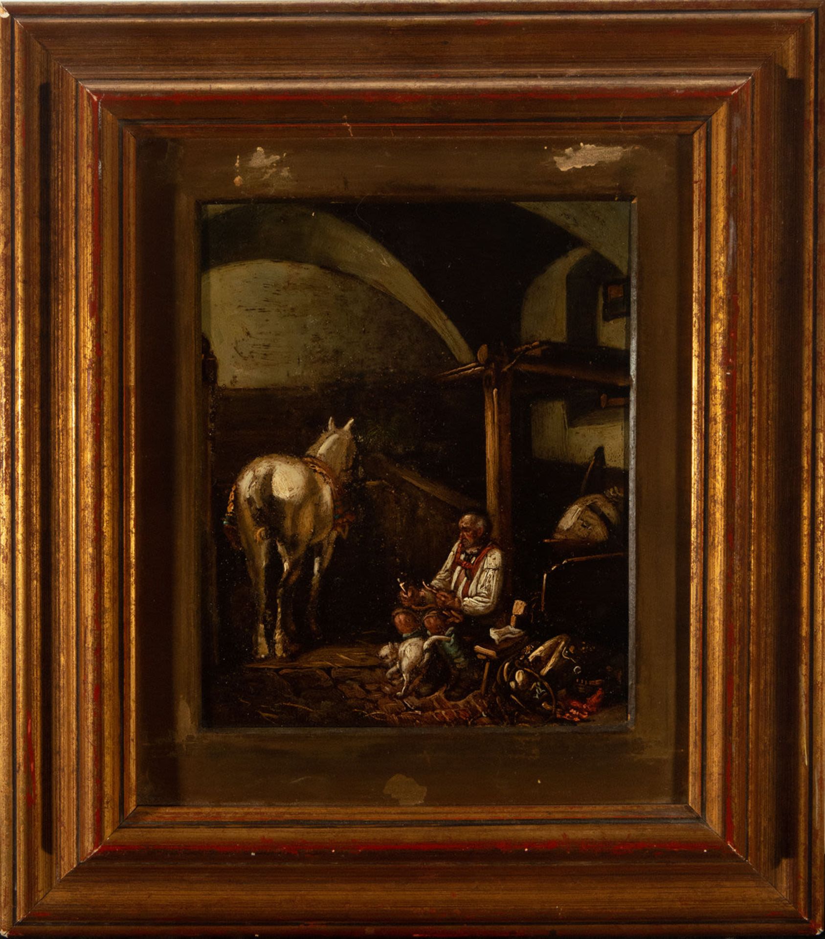 El Campesino, Nicolás Apériz, 19th century Spanish school