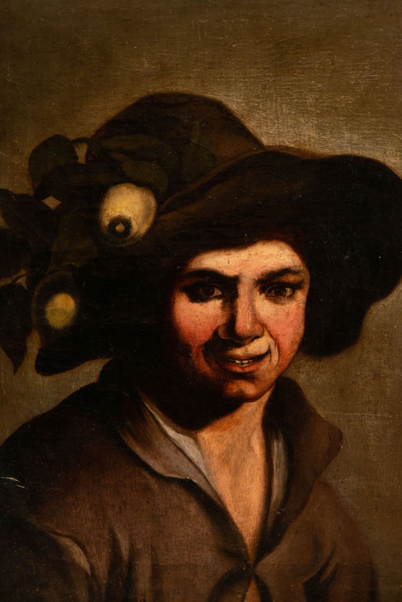 Boy with a Fruit Hat, 18th century North Italian school - Image 2 of 3