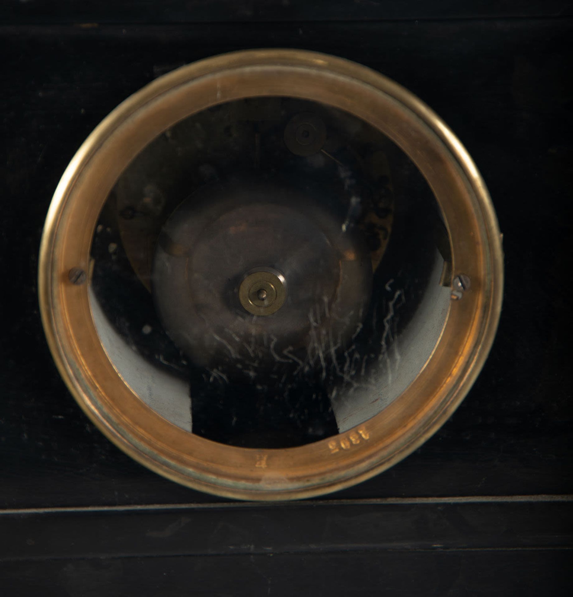 Mantel Clock with Bust of Joan of Arc, 19th Century - Image 5 of 6