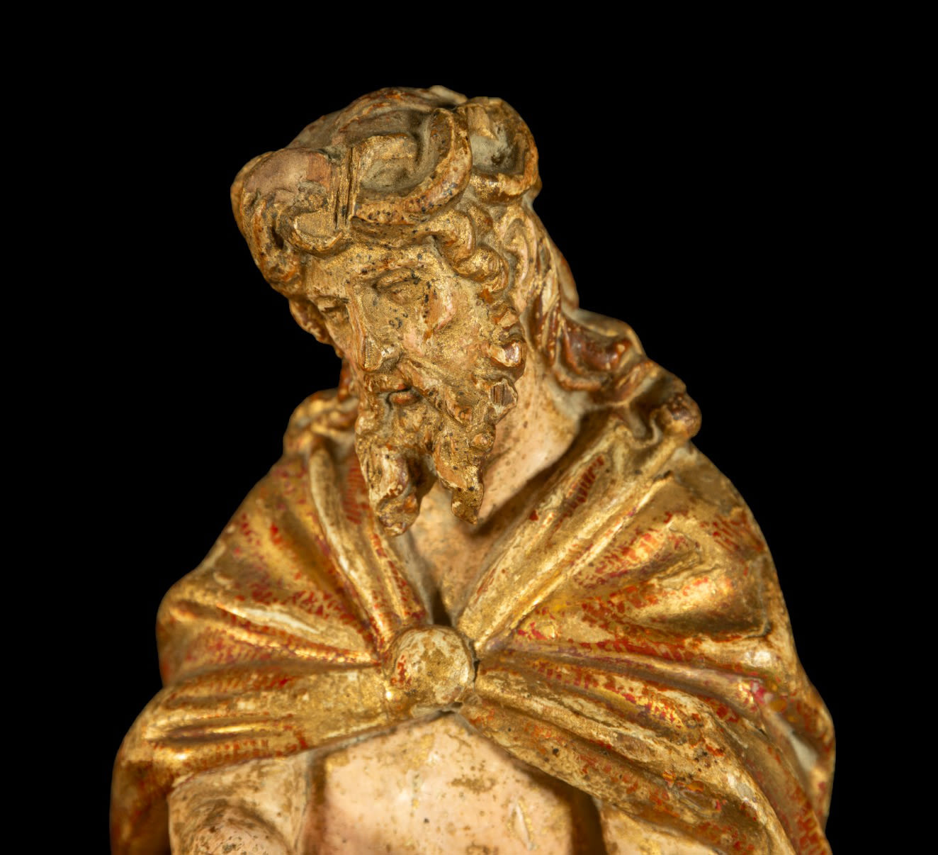 Exceptional 15th century Gothic Christ "Poupée" of Malines , Belgium, late 15th century work - Image 6 of 6