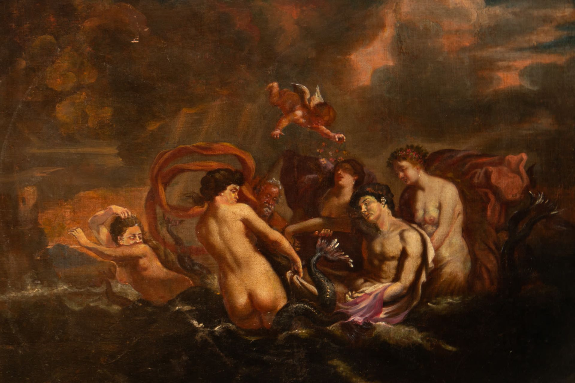 The Bath of Venus, Italian school of the 18th century - Image 2 of 6