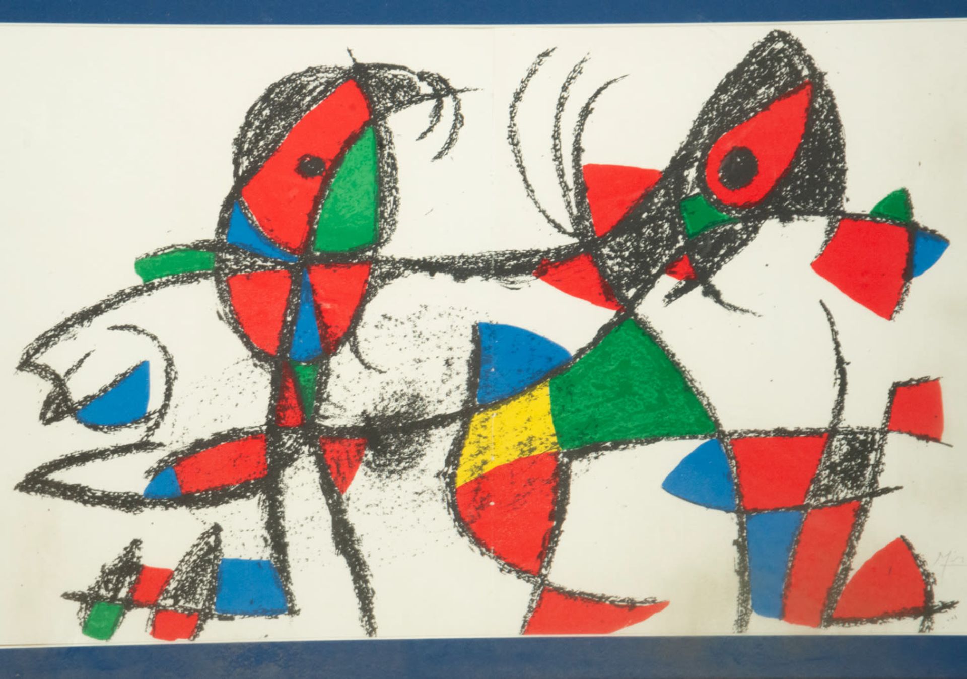 Lithograph X, Joan Miró (1893-1983), Catalan cubist school of the 20th century - Bild 2 aus 4