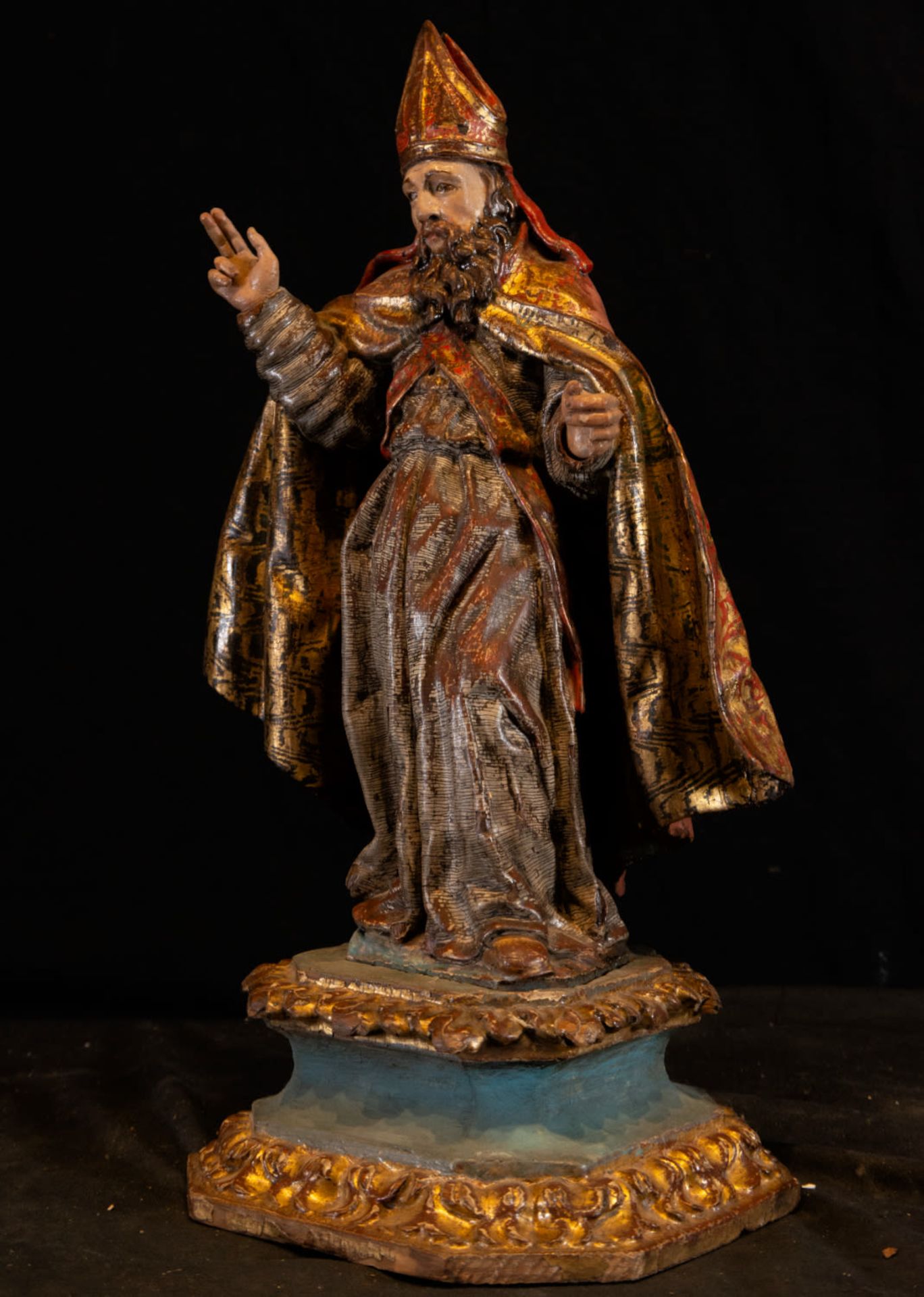 Sculpture of Saint Nicholas of Bari, 17th century - Image 3 of 6