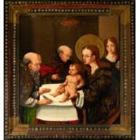 The Circumcision of Christ, Valencian school, manner of the Master of San Leocadio (Reggio Emilia, 1