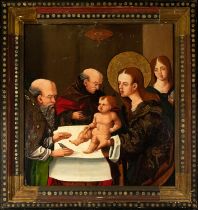 The Circumcision of Christ, Valencian school, manner of the Master of San Leocadio (Reggio Emilia, 1