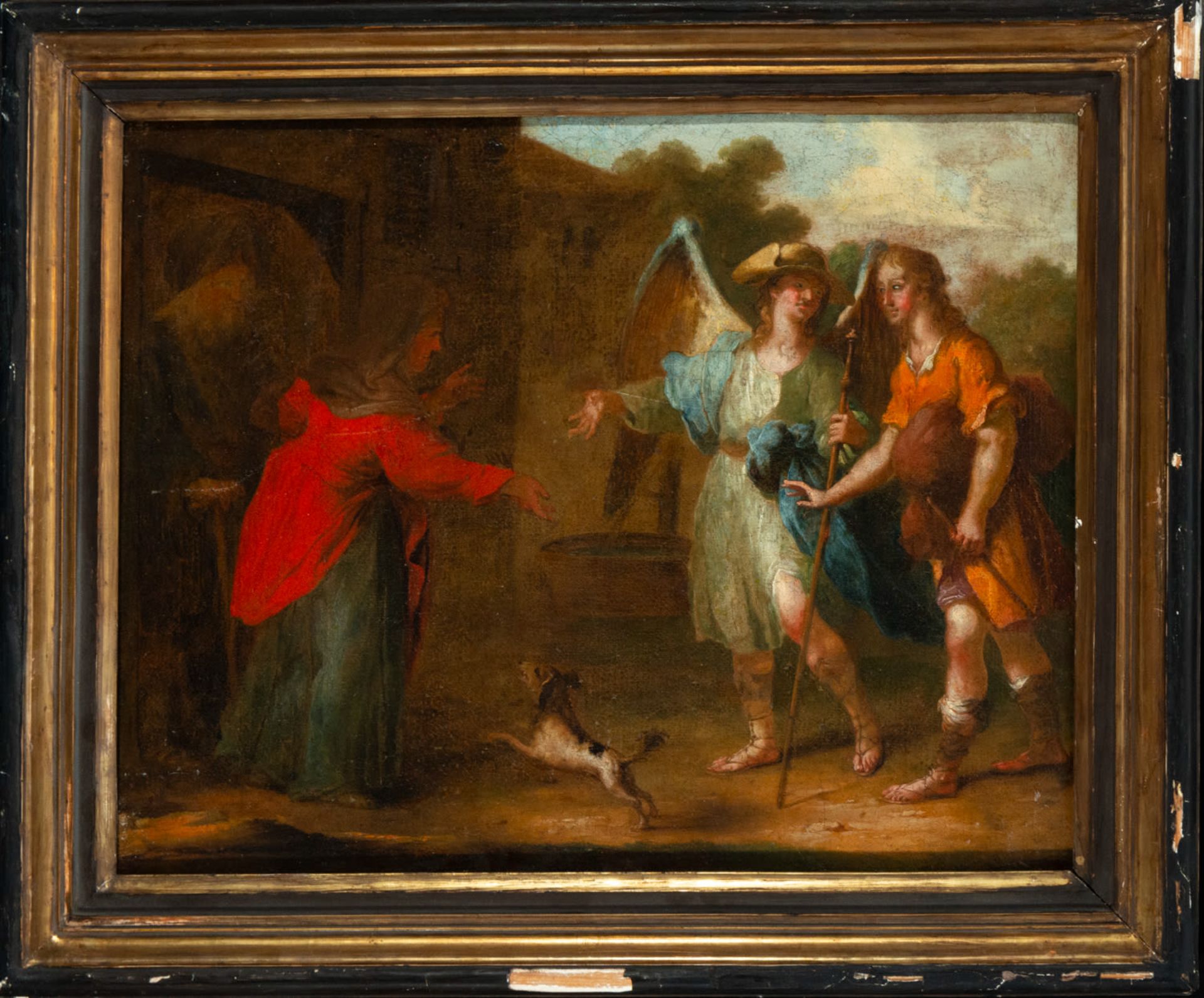 Pairs of scenes from the life of Tobias, 17th century - Image 2 of 9