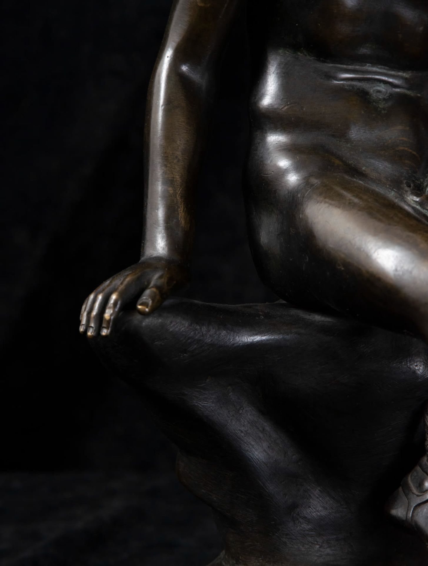 Bronze sculpture of Greek deity, 19th - 20th century - Bild 3 aus 4