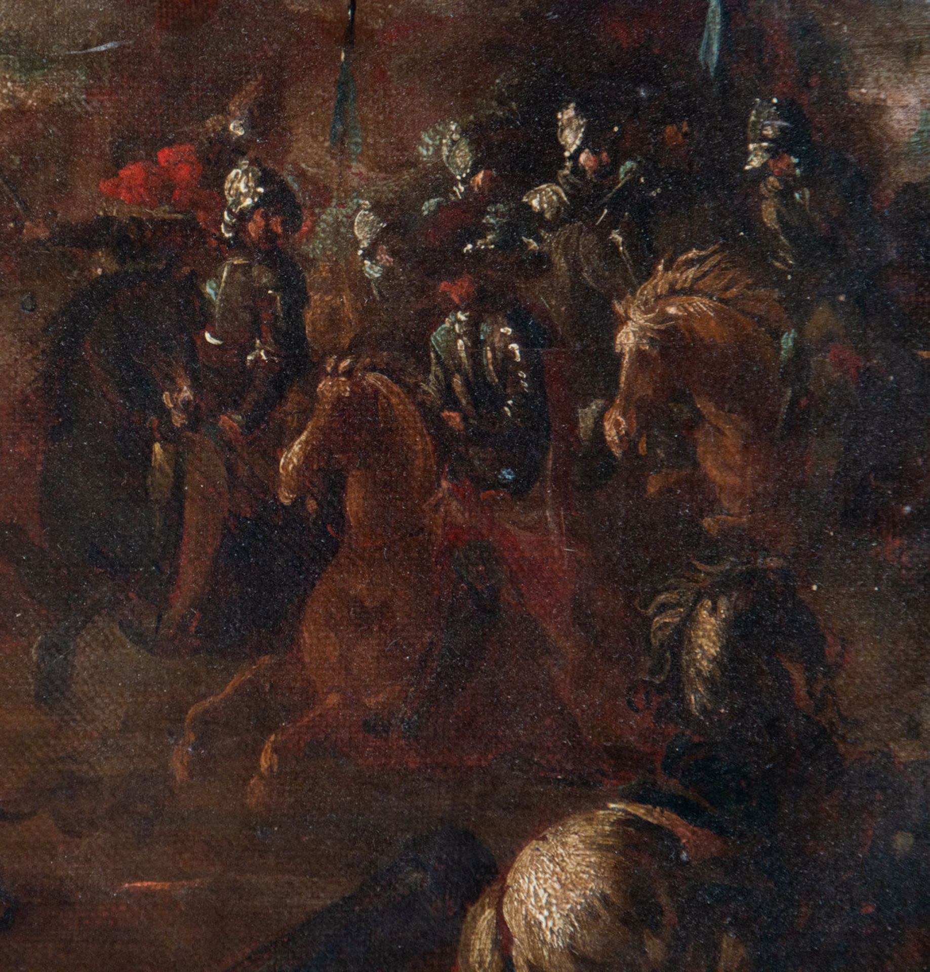 Cavalry charge, school of Esteban March, Spanish school of the 17th century - Bild 4 aus 4