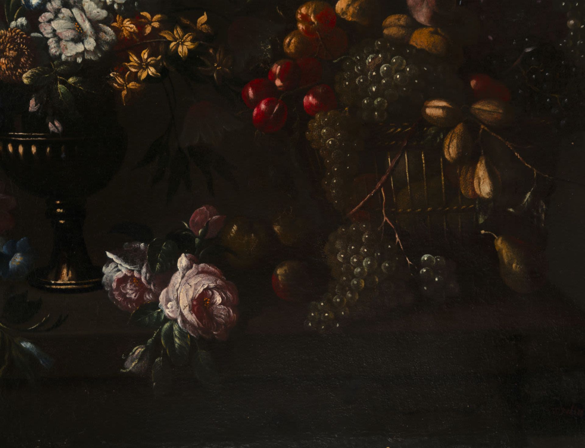 Fine and Large French Baroque Still Life from the 18th century - Image 2 of 6