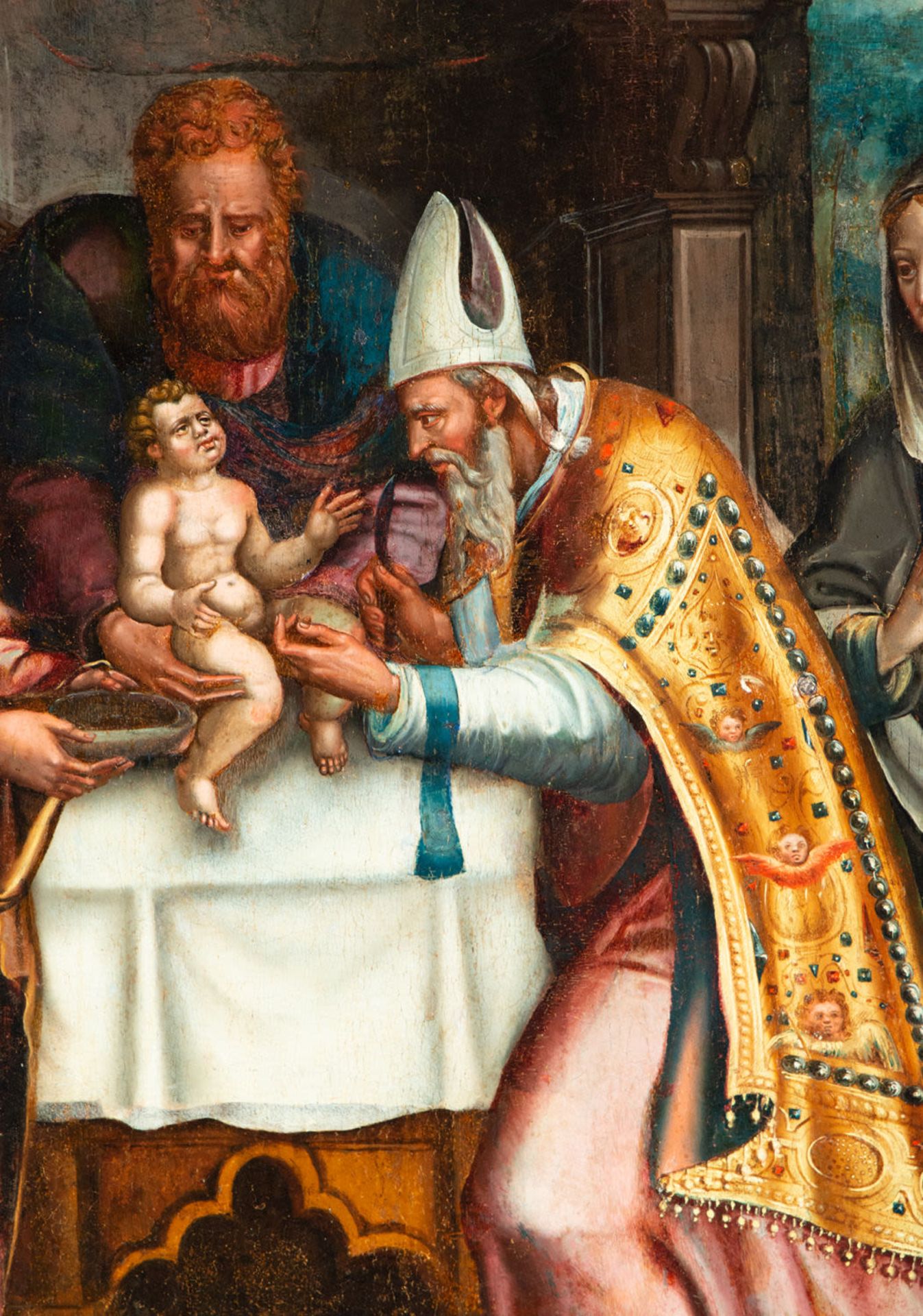 The Circumcision of Christ, 16th century Italian mannerist school - Bild 4 aus 6