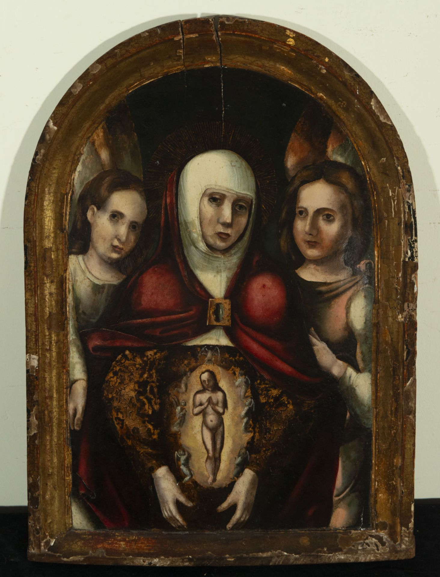 Spanish or colonial school, manner of Luis de Vargas (Almendralejo, 1505?- 1567), oil on panel - Image 2 of 5