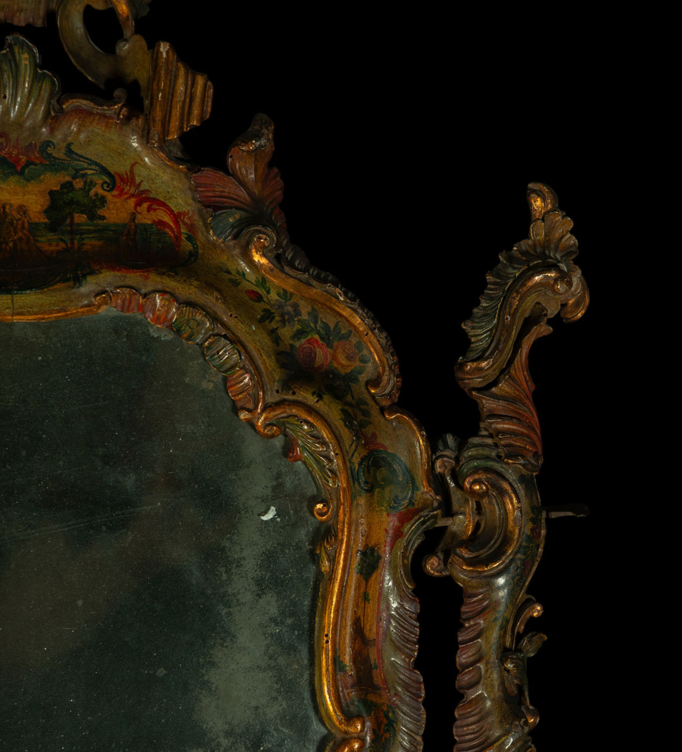 Rare and Exquisite Mexican Colonial Dressing Table Mirror Furniture for Noble Lady, New Spain of the - Image 15 of 18