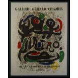 Poster, Joan Miró, Ibiza, Carl Van der Voort Gallery, 1972