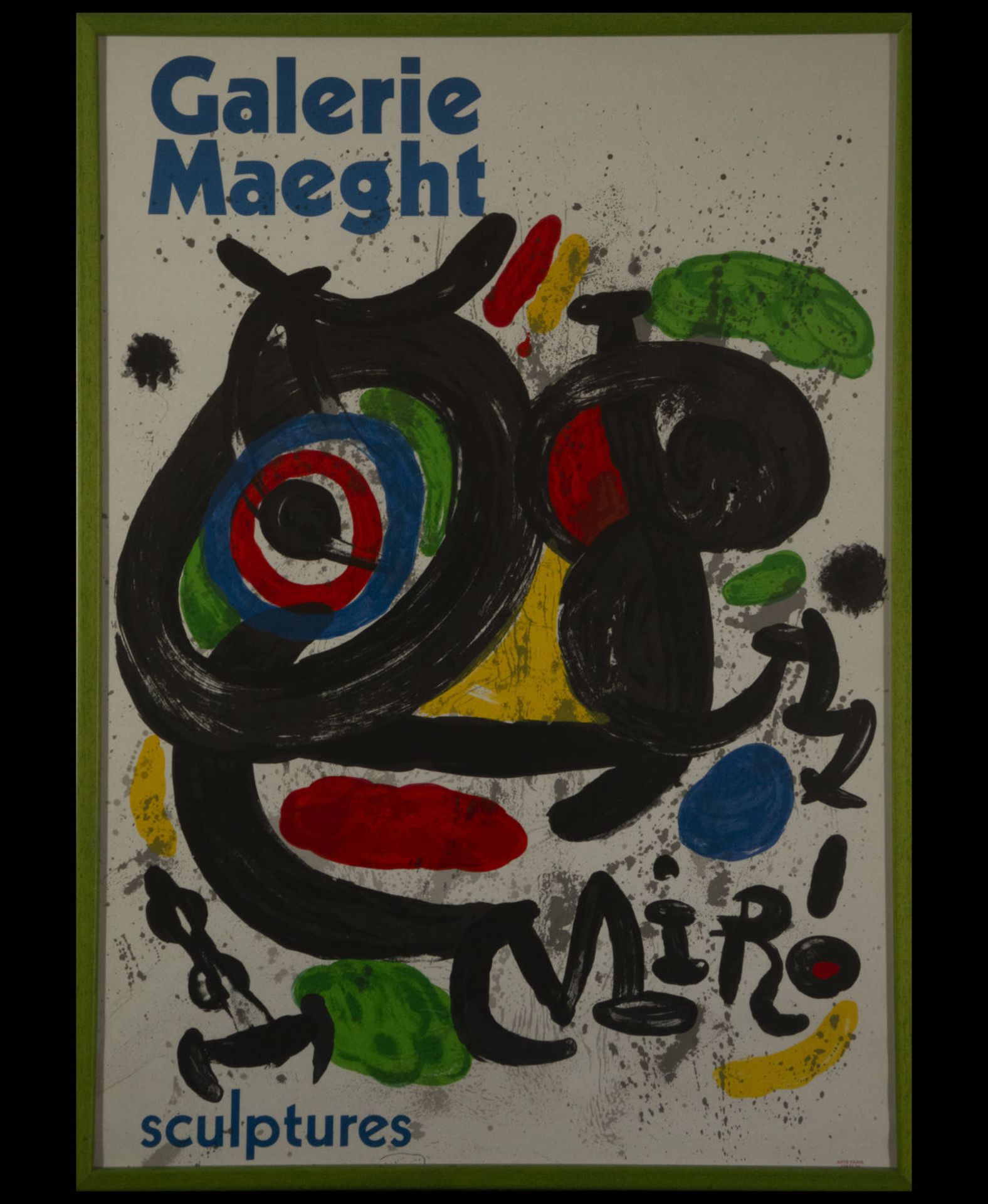 Poster, Joan Miró, Maeght Gallery