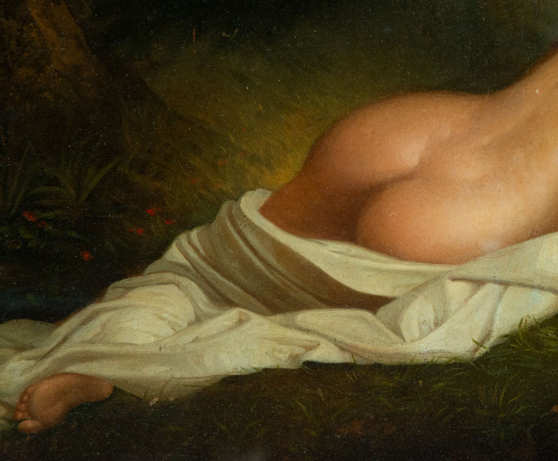 19th Century Goyesque Nude, Spanish school - Image 3 of 5