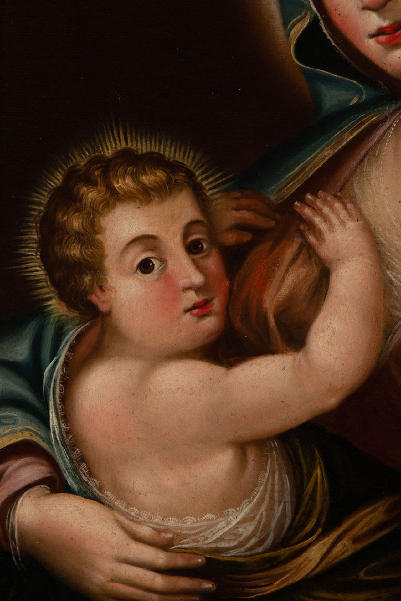 Virgin of the Milk, Italian school of the 17th - 18th centuries - Image 4 of 6