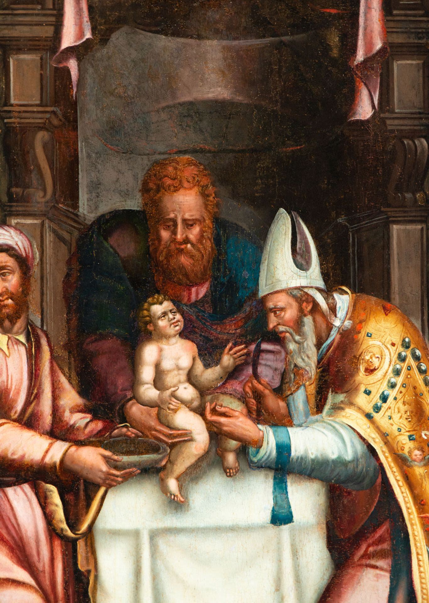 The Circumcision of Christ, 16th century Italian mannerist school - Bild 3 aus 6