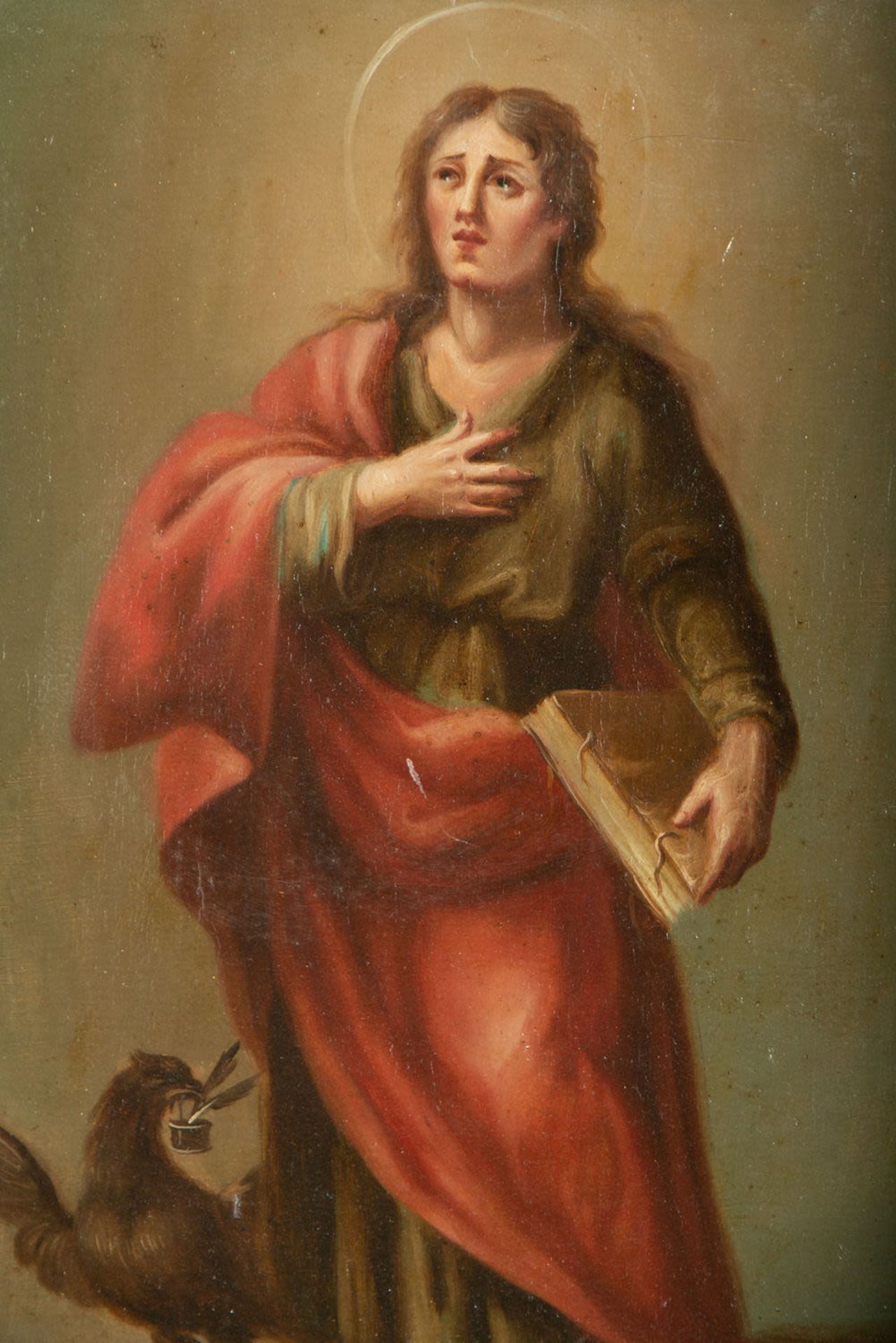 Saint John the Evangelist, 18th century Italian school - Bild 2 aus 5