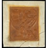 Rationalist School - European Cubist, terracotta tile, signed