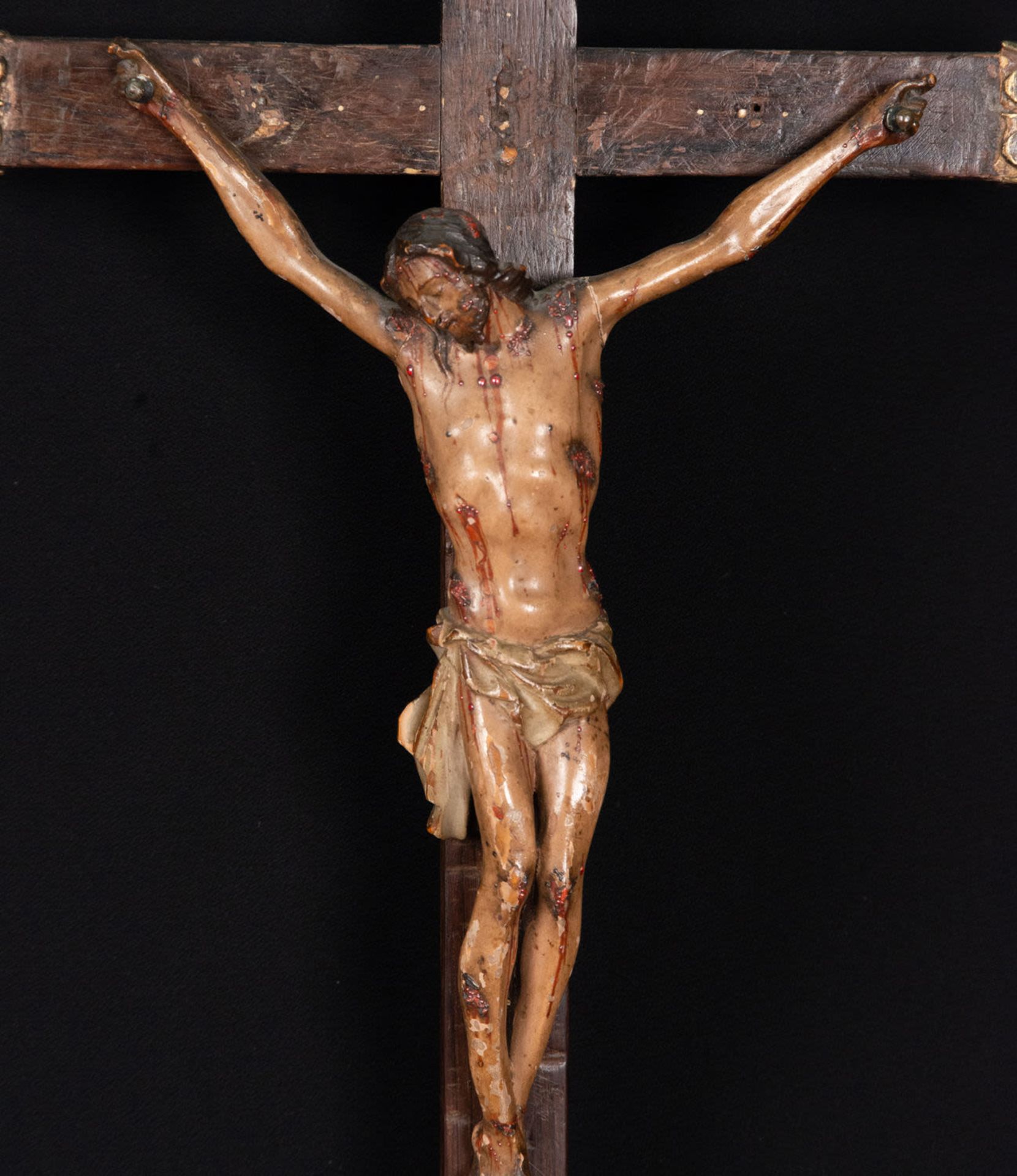 Crucified Christ Colonial Quito XVIII century - Bild 3 aus 3