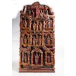 Rare Novohispanic Portable Altar, Novohispanic colonial school from the 18th - 19th century