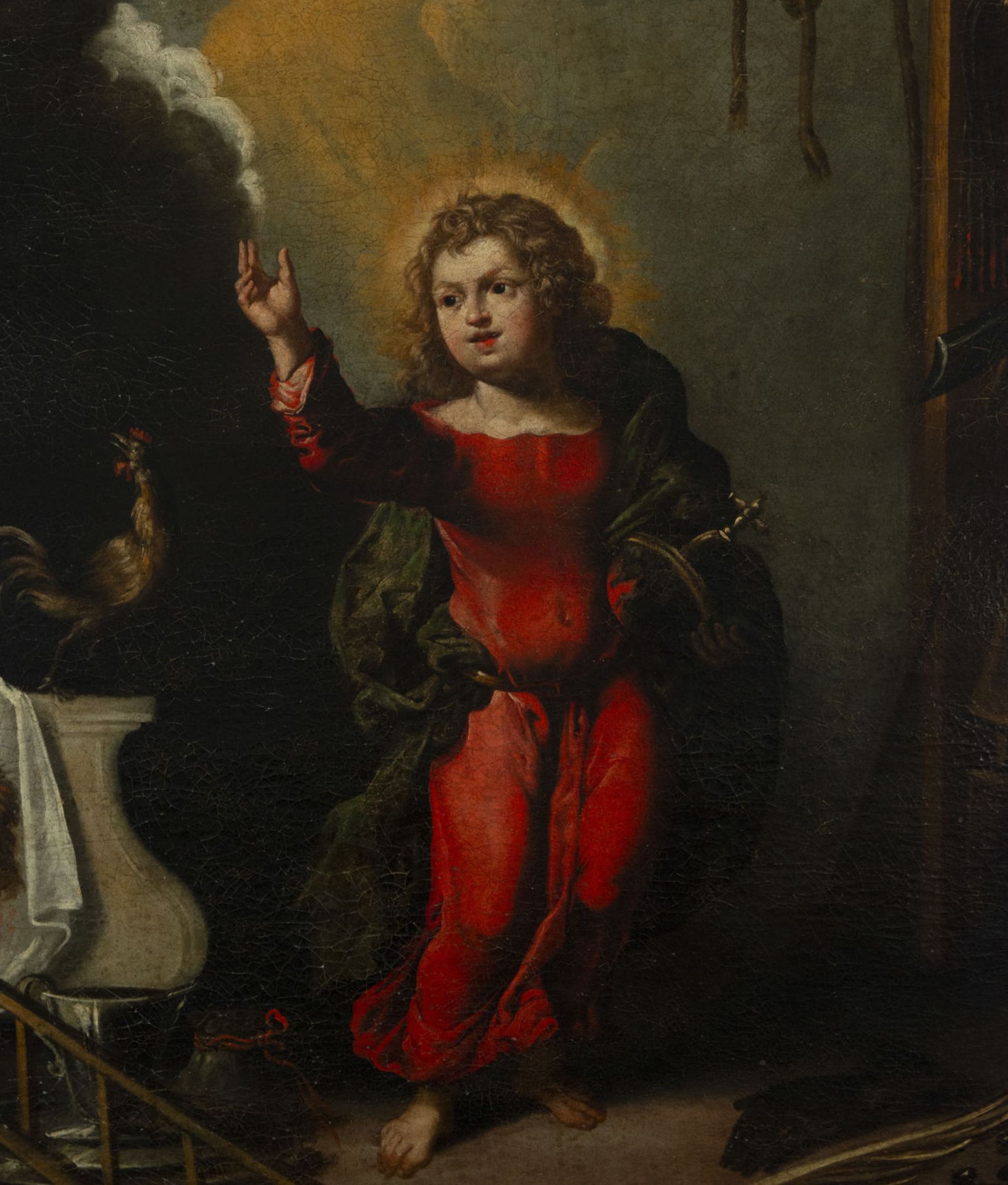 Child Jesus of the Passion, Flemish school of the circle of Justus Sustermans (Antwerp, September 28 - Bild 4 aus 11