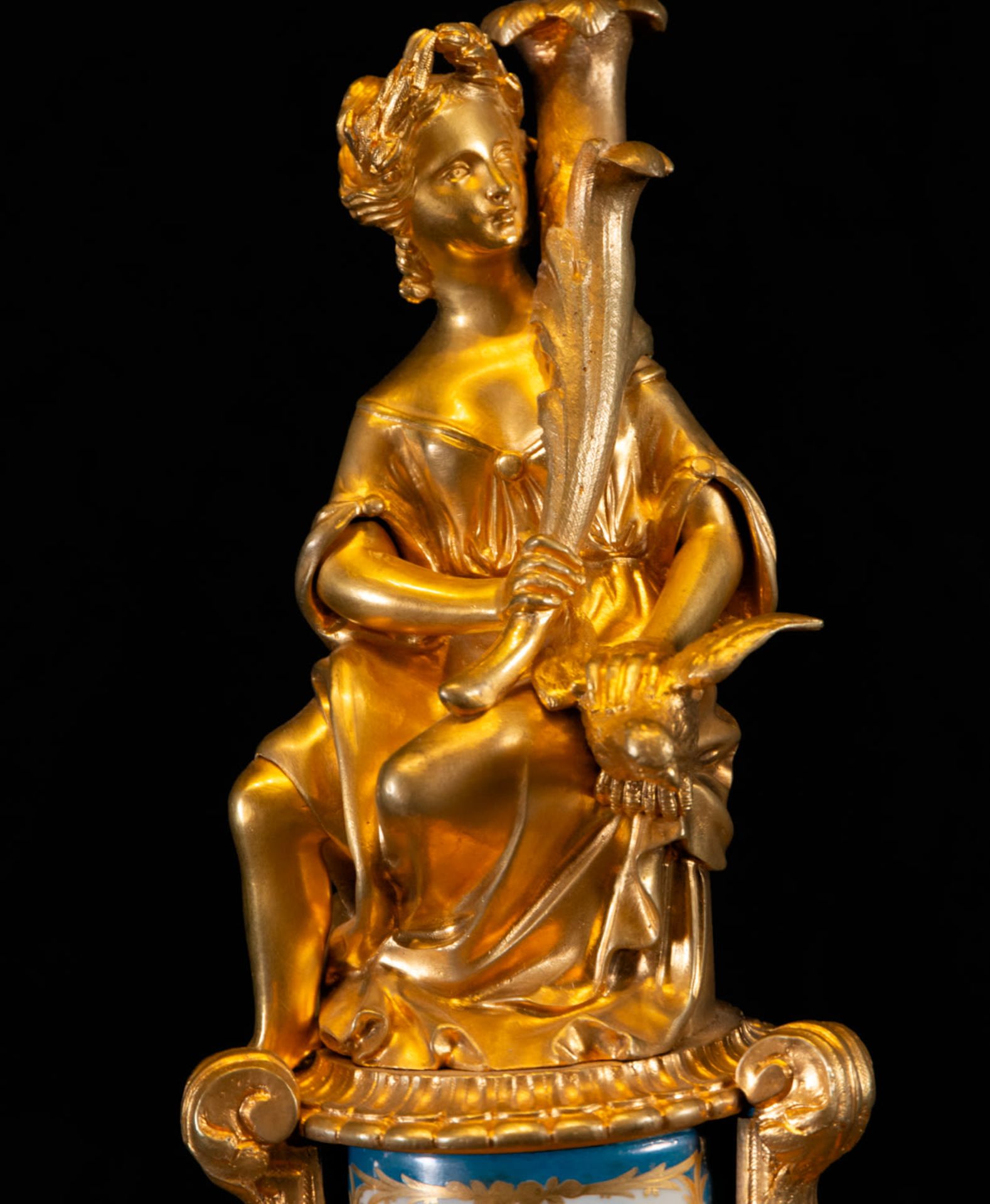 Important Napoleon III Grand Garrison clock in mercury-gilded bronze, France, 19th century - Image 4 of 14