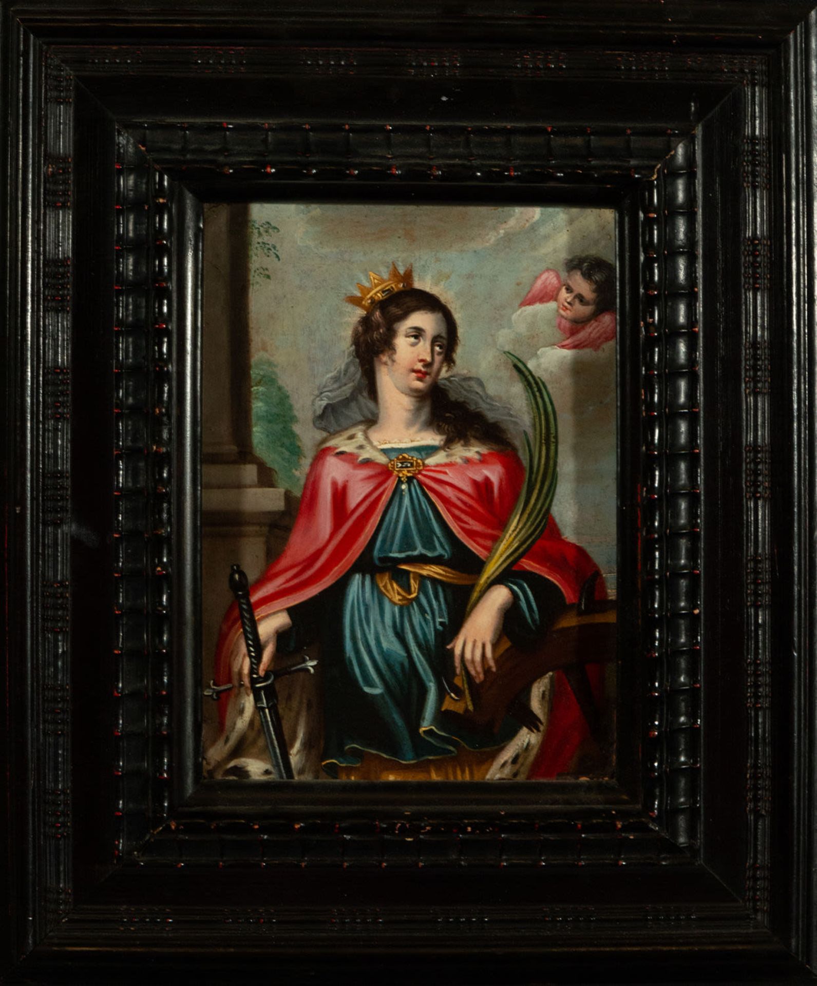 Saint Catherine of Alexandria, 17th century Flemish school