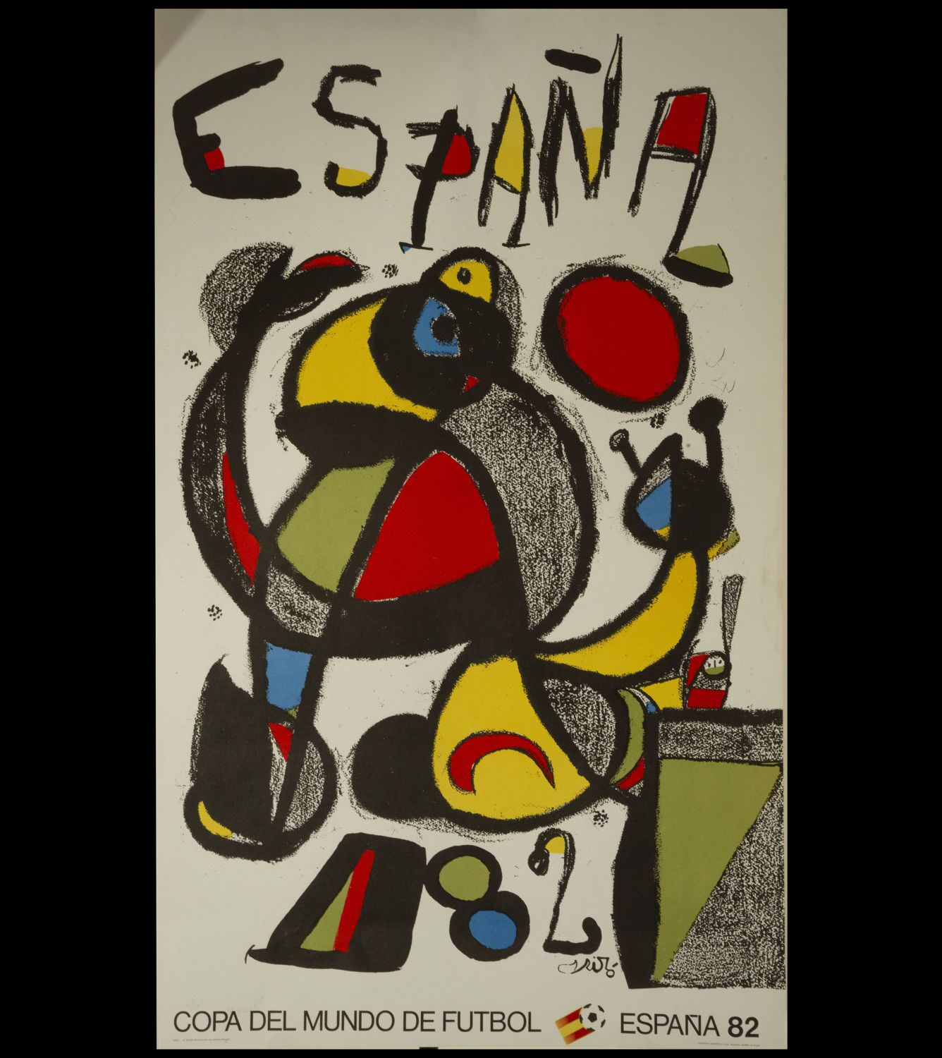 Poster, Joan Miró, World Cup Spain 1982