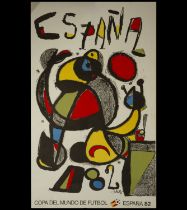 Poster, Joan Miró, World Cup Spain 1982