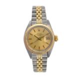 Rolex Lady Date wristwatch, in gold and steel, year 1982