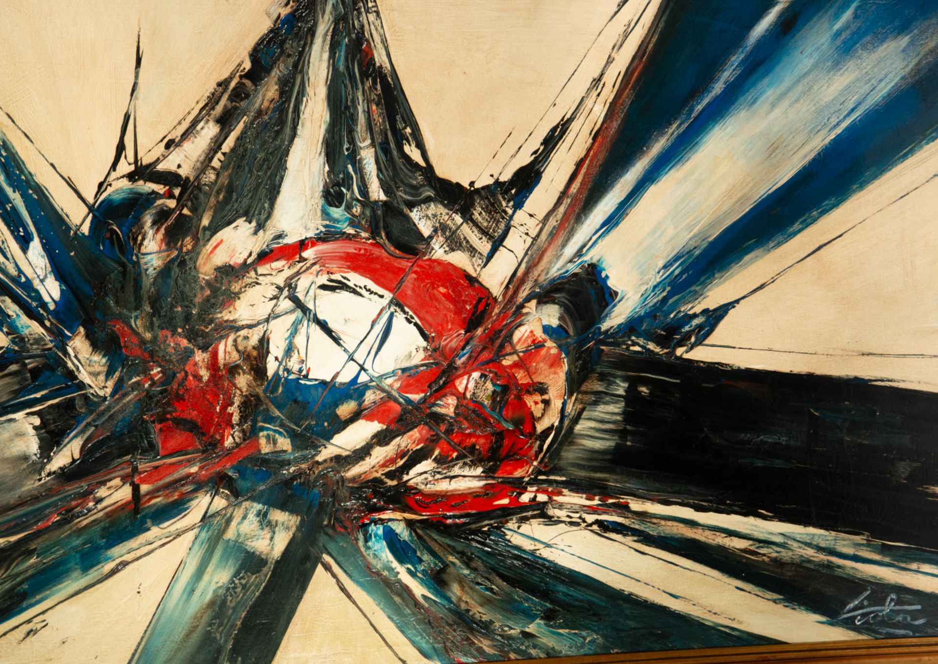Manuel Viola "Explosión de Color" (Zaragoza 1916 - Madrid 1987), Spanish Contemporary school of the - Image 2 of 9