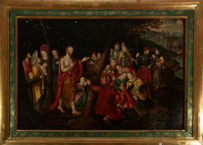"Christ Blessing the Children", Italo-Flemish school of the 16th century