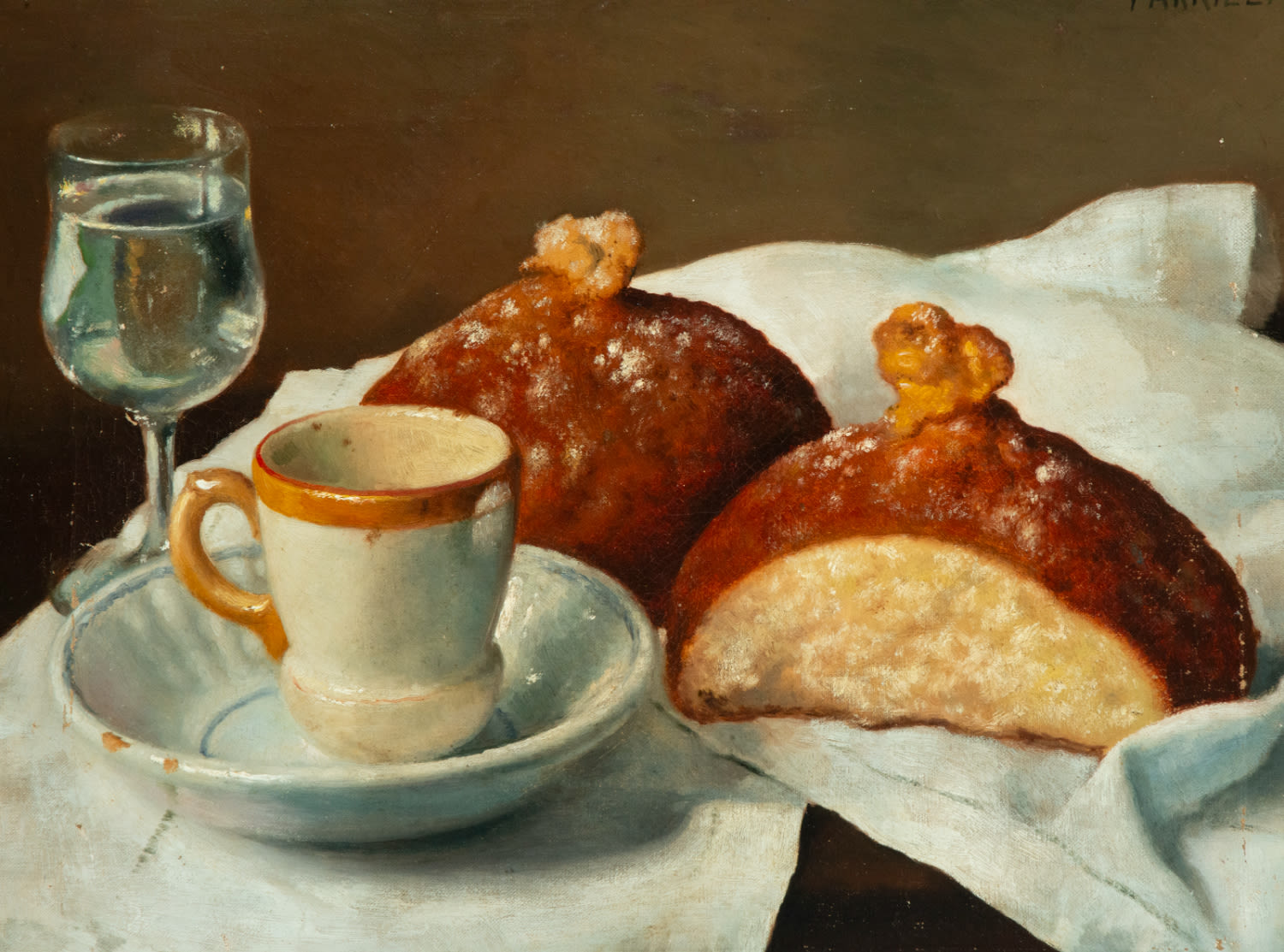 Abelardo Parrilla (1877 - 1953), Still Life of Sweets - Image 2 of 4