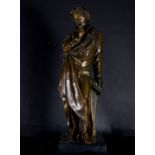 Composer in patinated bronze, 19th century French school
