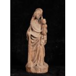 Late Gothic Portuguese Virgin in stone, 16th century