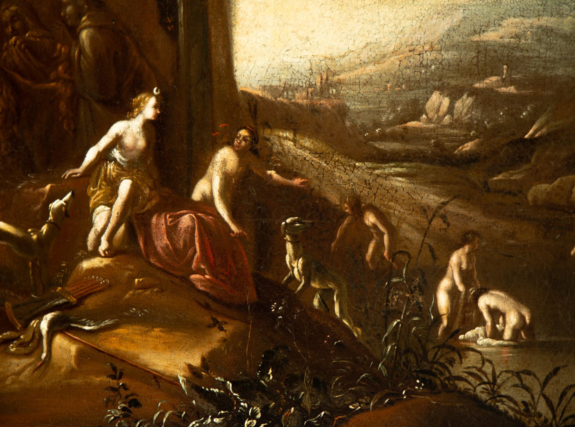 Diana the huntress in a capriccio, in the manner of Abraham Van Cuylenborg (Utrecht, c. 1610/1620–16 - Bild 12 aus 12