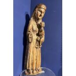 Very Large 12th - 13th century 86 cm Catalan Romanesque Virgin, Ex-Pena collection, Spain