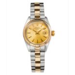 Rolex Lady Datejust wristwatch, in gold and steel, year 1981