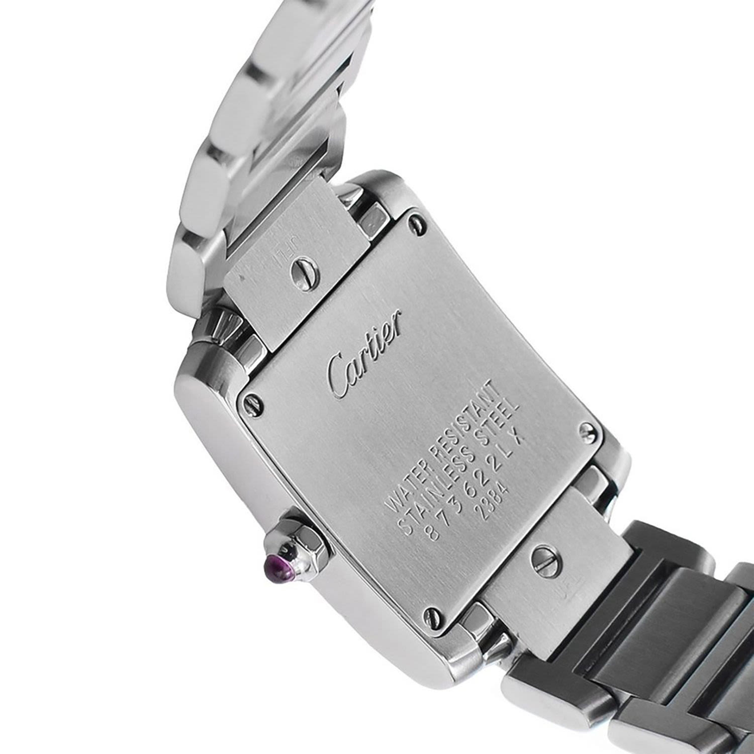 Cartier Tank Française in steel for women, model 2384 - Image 2 of 6