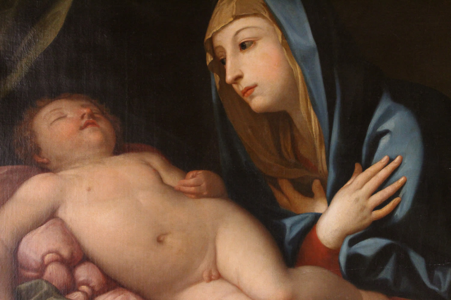 Beautiful Madonna with Child, Italian school by Guido Reni (Bologna, November 4, 1575-Bologna, Augus - Image 2 of 7