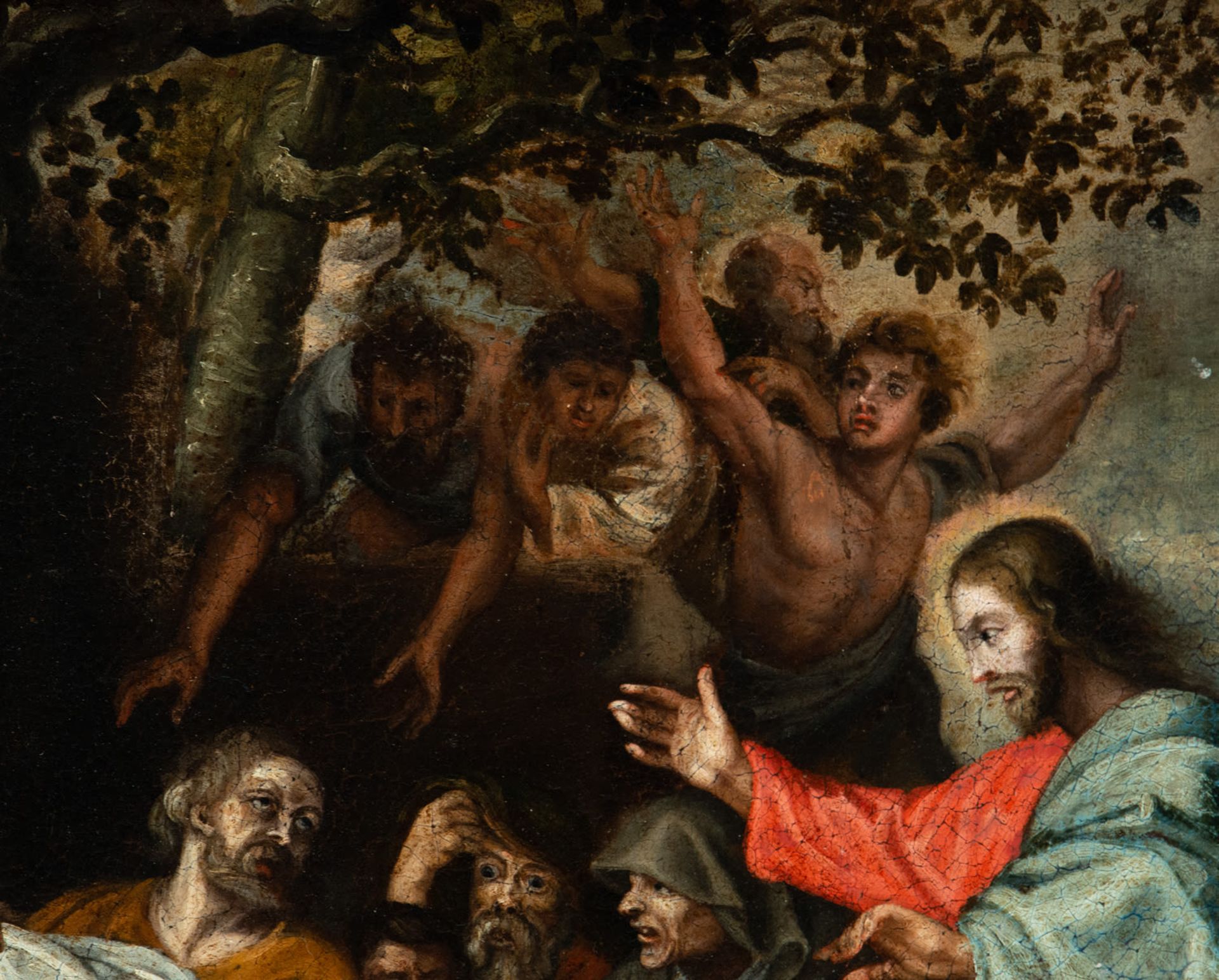 The Miracle of Saint Lazarus, Italian school of the 17th century - Image 4 of 5