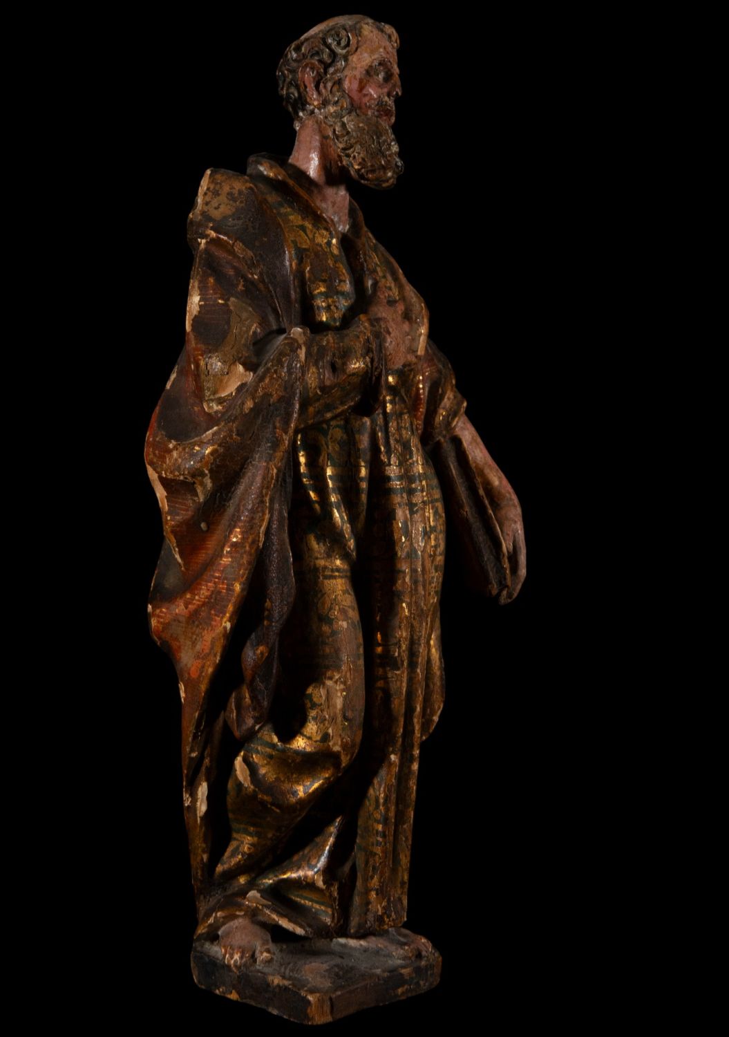 Large Saint Peter the Evangelist Late Tuscan Gothic 15th century early 16th century - Bild 5 aus 6