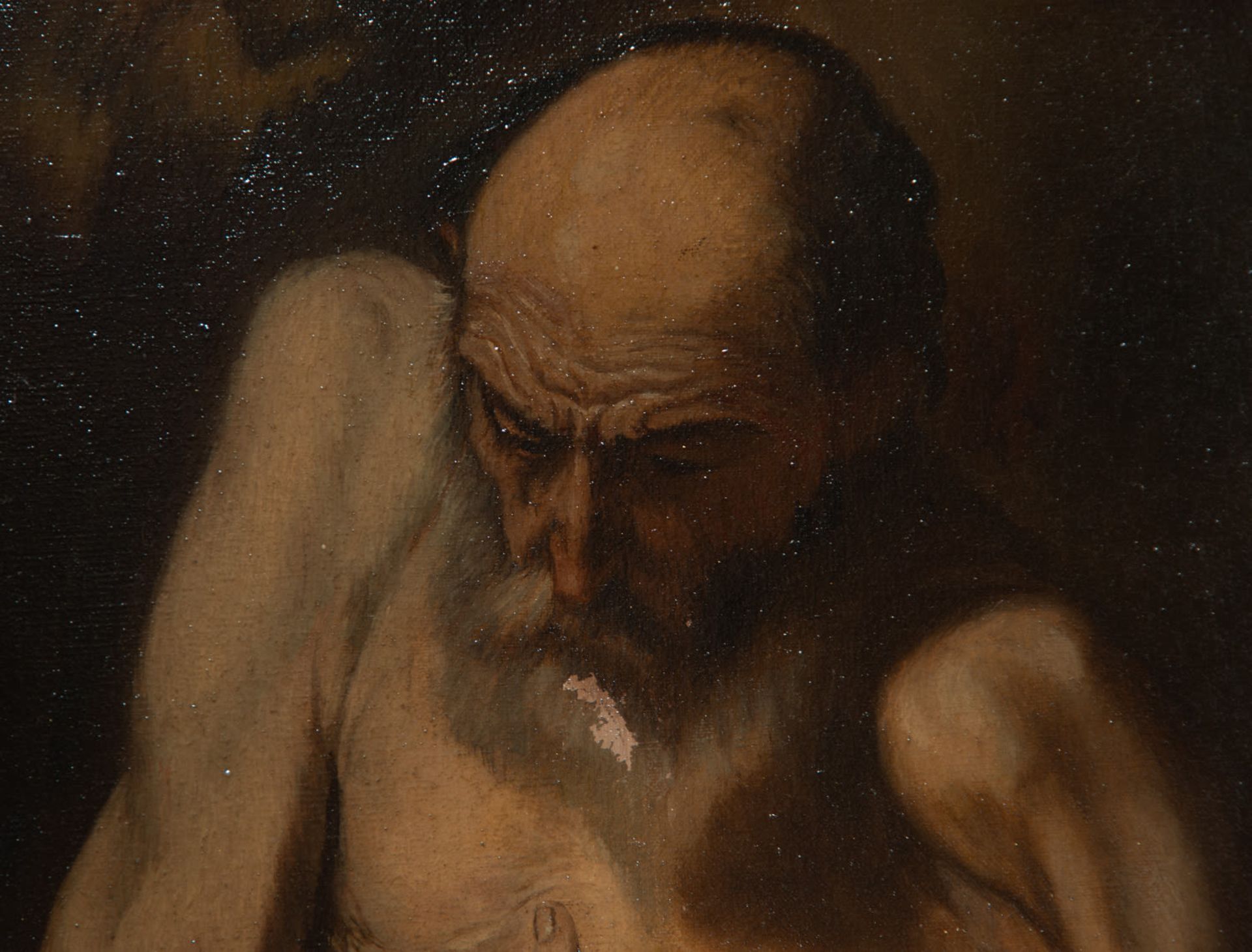 Saint Jerome, Spanish school from the second half of the 19th century - Bild 3 aus 5