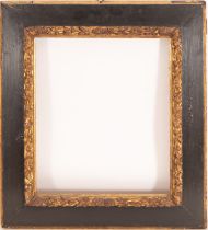 17th Century Baroque Distinguished Black and Giltwood Spanish Frame, 17th century